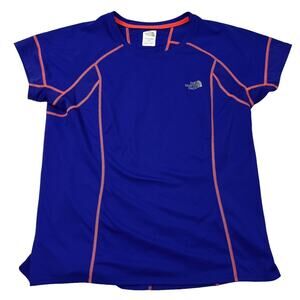 The North Face Shirt Short Sleeve Flashdry Athletic Top Workout Womens Large